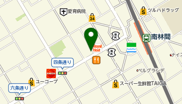 ホルモン家族 かつらの地図画像