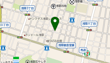 東京浅草組合 浅草見番の地図画像