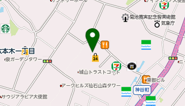 mind(マインド)エステ プリミア虎ノ門店の地図画像