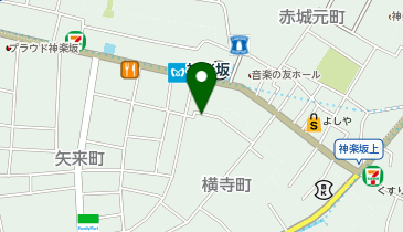 カメマンネン神楽坂の地図画像