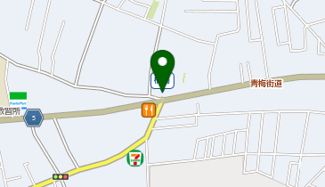 釜寅 田無店の地図画像