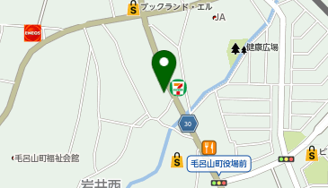 あるゾウランドリー 岩井西店の地図画像