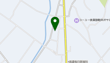 沢村ロースタリー 軽井沢の地図画像