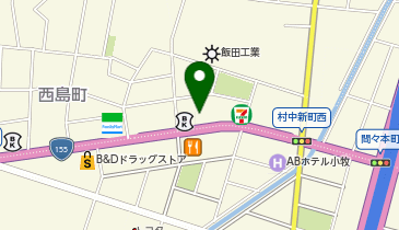 嫁の焼鳥 小牧店の地図画像