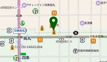 三田屋本店 やすらぎの郷 大丸京都レストラン店の地図画像
