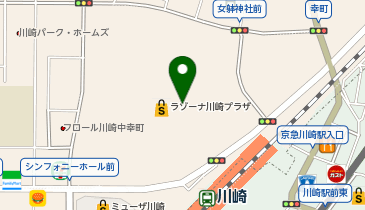 淡路屋 ラゾーナ川崎店の地図画像
