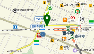 鉄板ナポリタン ゴンザレス 吉祥寺店の地図画像