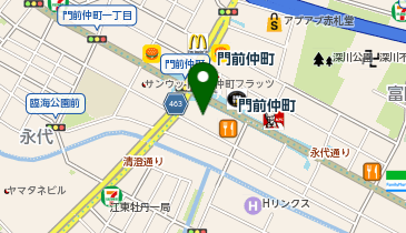 築地 銀だこ 門前仲町店の地図画像
