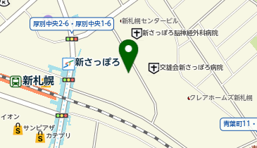 新さっぽろロフトの地図画像