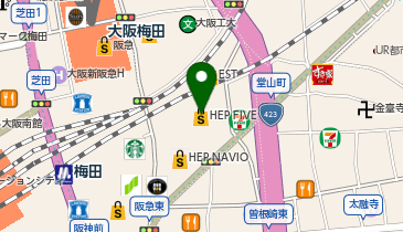 LiLiy(リリー) HEP FIVE店の地図画像