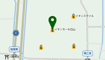金むす イオンモール白山店の地図画像