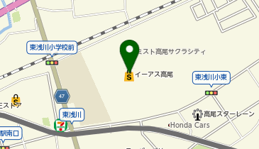 ワンダープライス イーアス高尾店の地図画像
