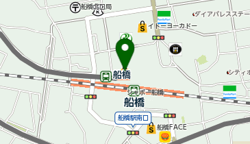 資生堂パーラー東武百貨店船橋店の地図画像