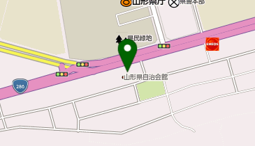 山形県自治会館の地図画像