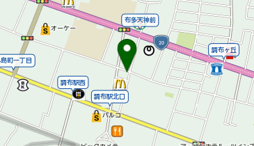 焼肉たいぜんの地図画像