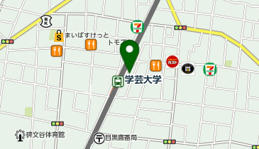 天ぷらとワイン 小島 学芸大店の地図画像