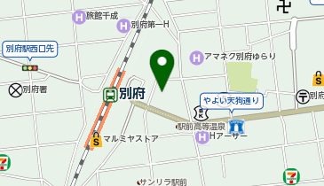 別府八湯 御宿 野乃別府の地図画像