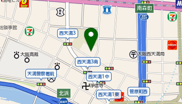 サブカルビジネスセンター大阪の地図画像