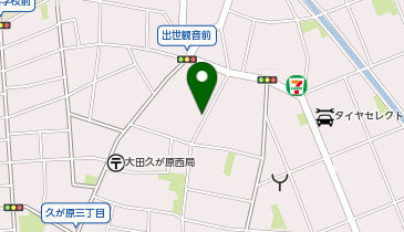 久が原会館の地図画像