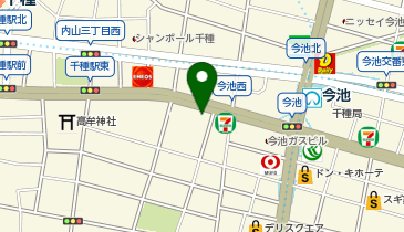 横浜家系ラーメン 有楽家 今池広小路通店の地図画像