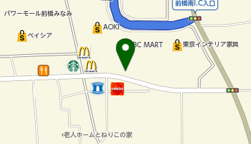 サーティワンアイスクリーム パワーモール前橋みなみ店の地図画像