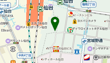 ESOLA(エソラ) 仙台駅前店の地図画像