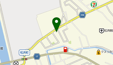 新潟松浜堂の地図画像