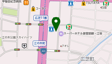 小雀弥 江坂店の地図画像