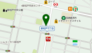 鰻之姫川 新松戸店の地図画像