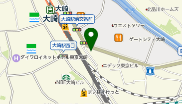 つじ田 大崎店の地図画像