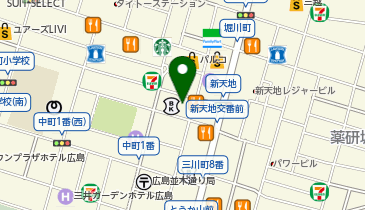 もみじ劇場 広島流川袋町本店の地図画像