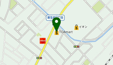 TOA mart(トーアマート) 登別店の地図画像