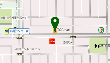 TOA mart(トーアマート) 仙台店の地図画像