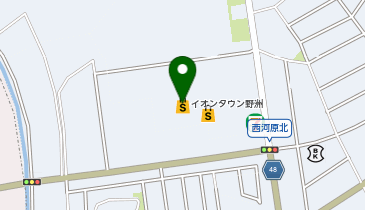 かごや イオンタウン野洲店の地図画像