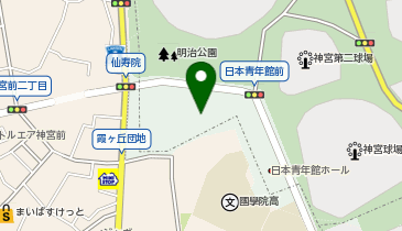 都立明治公園の地図画像