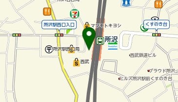 ゴーゴーカレー グランエミオ所沢パークの地図画像