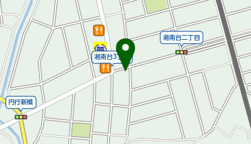  鶏笑 湘南台店の地図画像