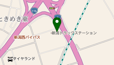 新潟 トラックステーションの地図画像
