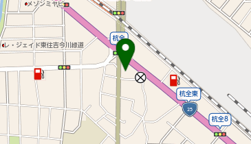 鶏笑 杭全店の地図画像