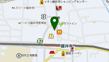 ロピア 藤井寺店の地図画像
