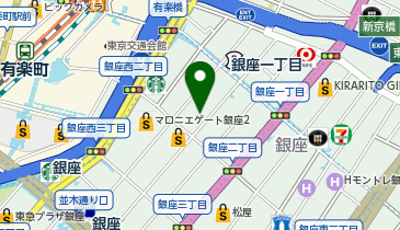 Brillar Ginza(ブリジャール ギンザ)の地図画像