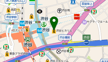 デイリリー 渋谷ヒカリエ店の地図画像