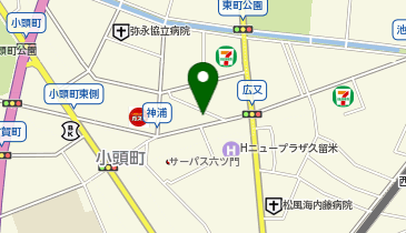 骨付きカルビ あきんどの地図画像