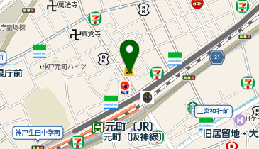 ココチキン 神戸元町店の地図画像