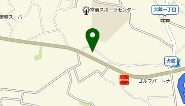 手打ちうどん 朝木の地図画像