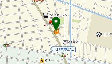 炭火焼肉 花炎亭 芝中田店の地図画像