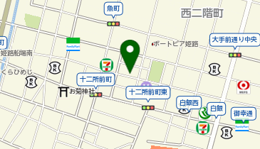 鶏焼き肉ちびの地図画像