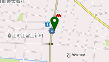 翠翔 春江店の地図画像