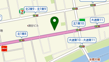 北海道歯科医師会館の地図画像