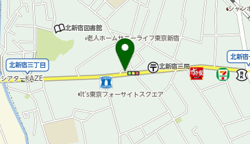 東京密室 北新宿店の地図画像